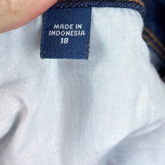 J Jill Jeans Size 18 High Rise Straight Leg Dark Wash Denim Stretch Classic Prep - Picture 10 of 11